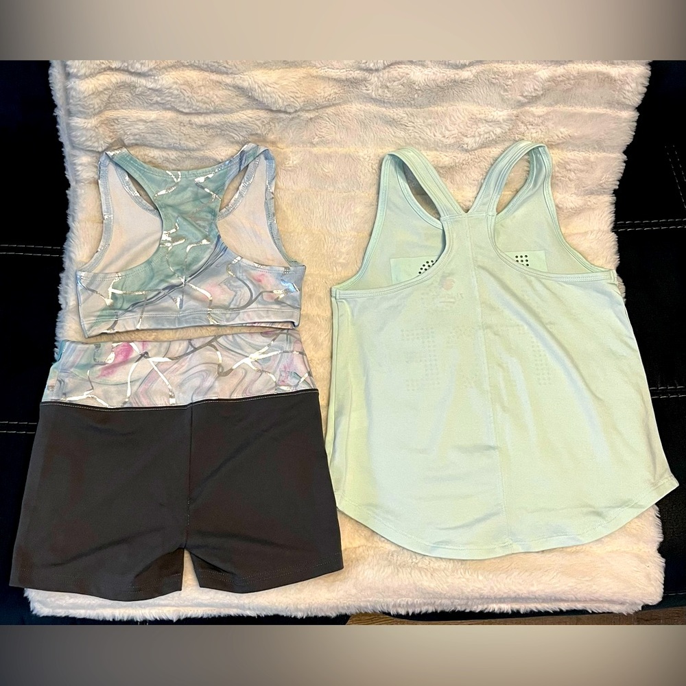 Girls Size 7 Yoga/Workout Outfit